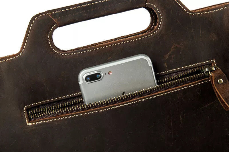 Micah Shoulder Strap Bag Genuine Leather