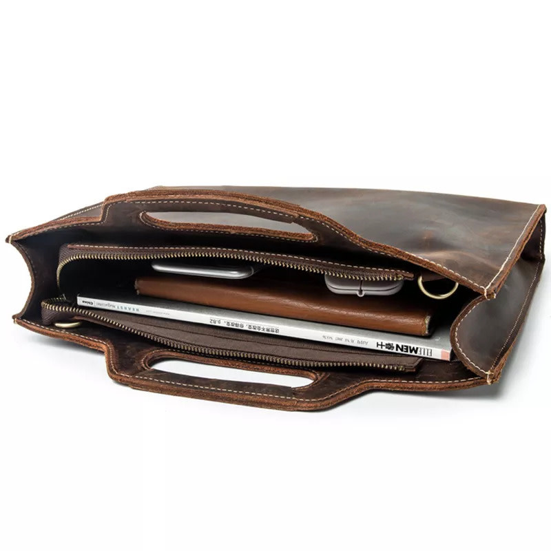 Micah Shoulder Strap Bag Genuine Leather