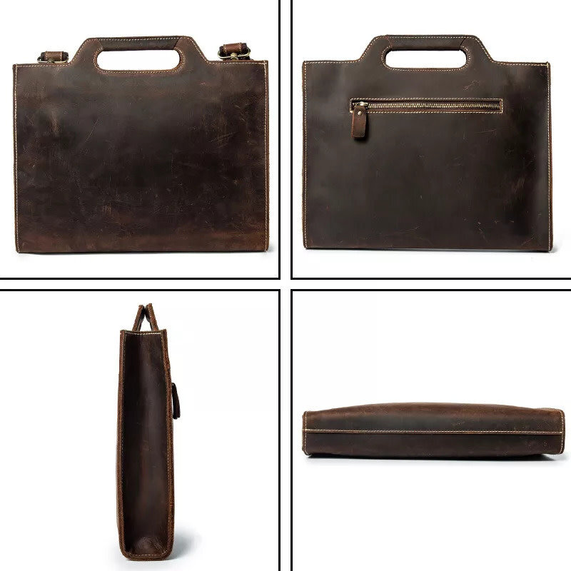 Micah Shoulder Strap Bag Genuine Leather