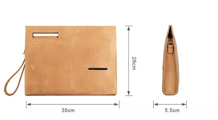 Damian Shoulder Strap Bag Genuine Leather