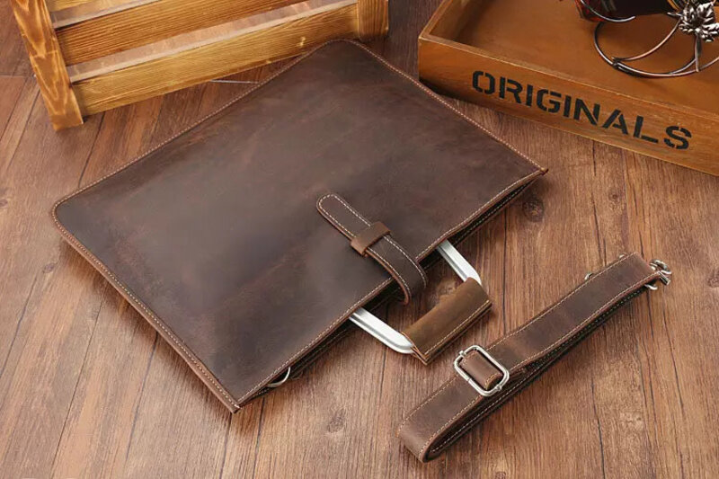 Brayden Shoulder Strap Bag Genuine Leather
