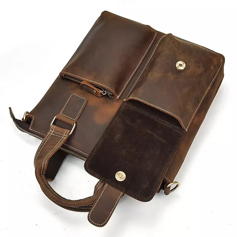 Harrison Shoulder Strap Bag Genuine Leather