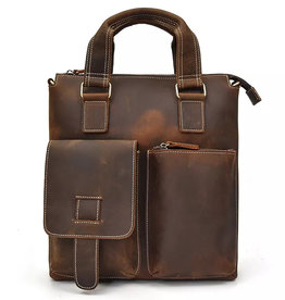 Harrison Shoulder Strap Bag Genuine Leather