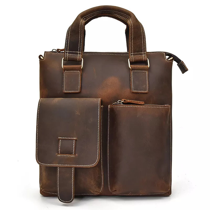 Harrison Shoulder Strap Bag Genuine Leather