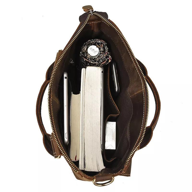 Harrison Shoulder Strap Bag Genuine Leather