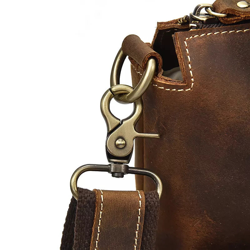Harrison Shoulder Strap Bag Genuine Leather