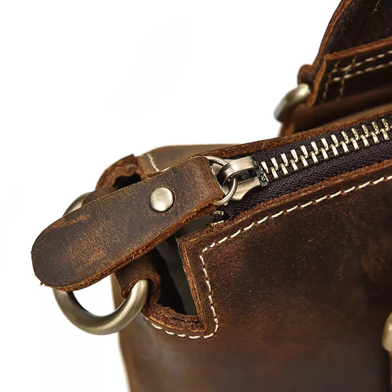 Harrison Shoulder Strap Bag Genuine Leather