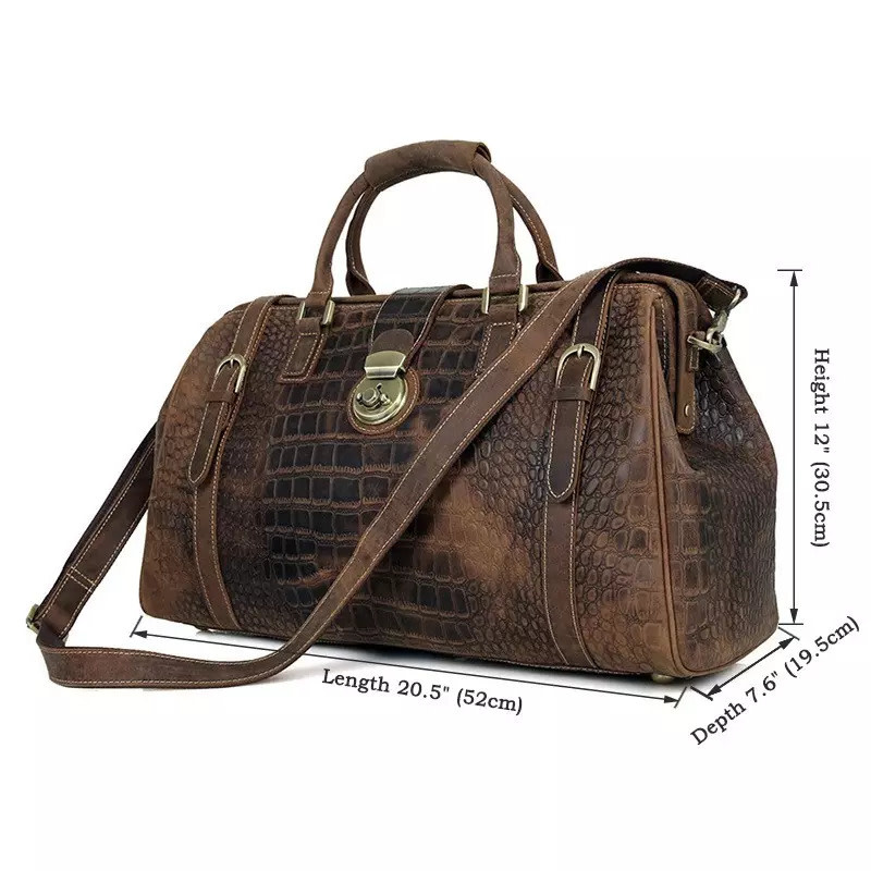 Bryson Travel Luggage Bag Genuine Leather