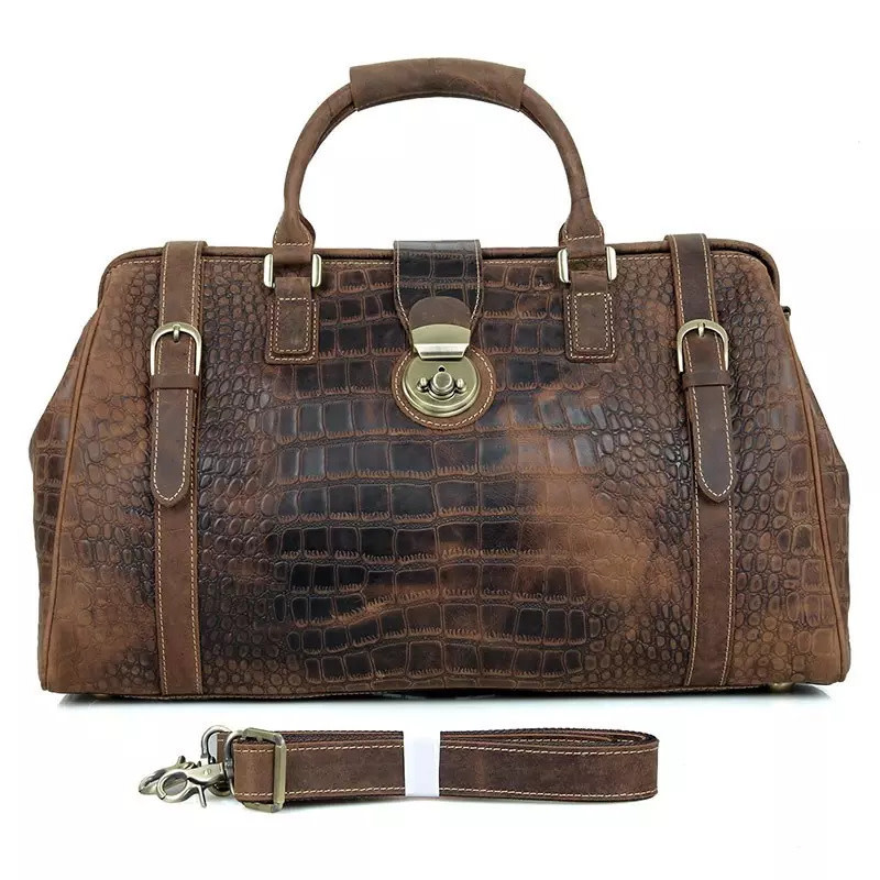 Bryson Travel Luggage Bag Genuine Leather