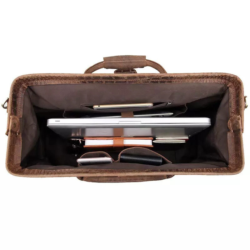 Bryson Travel Luggage Bag Genuine Leather
