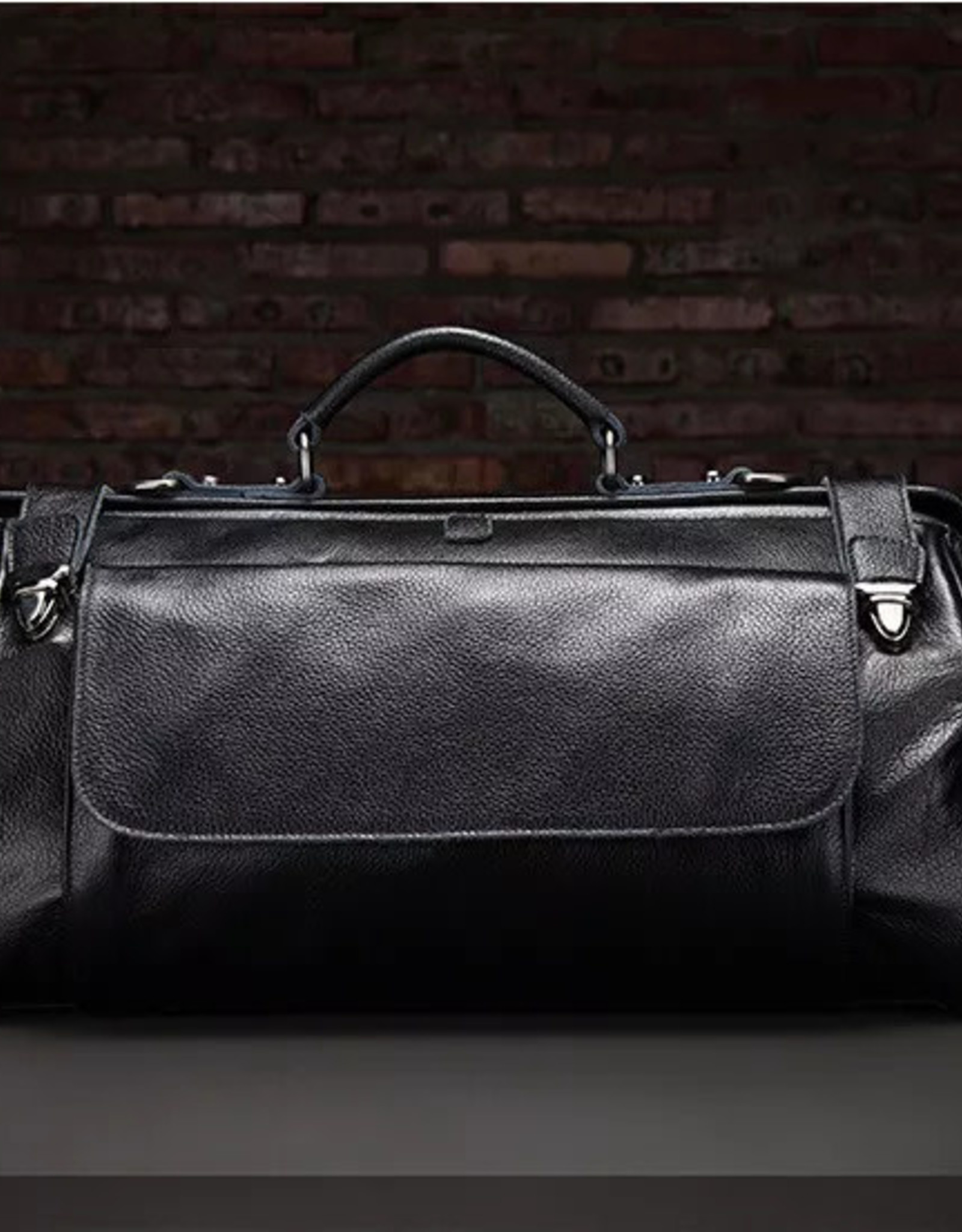 sawyer Travel Luggage Bag Genuine Leather