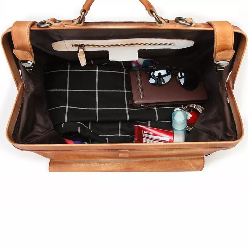 Kingston Travel Luggage Bag Genuine Leather
