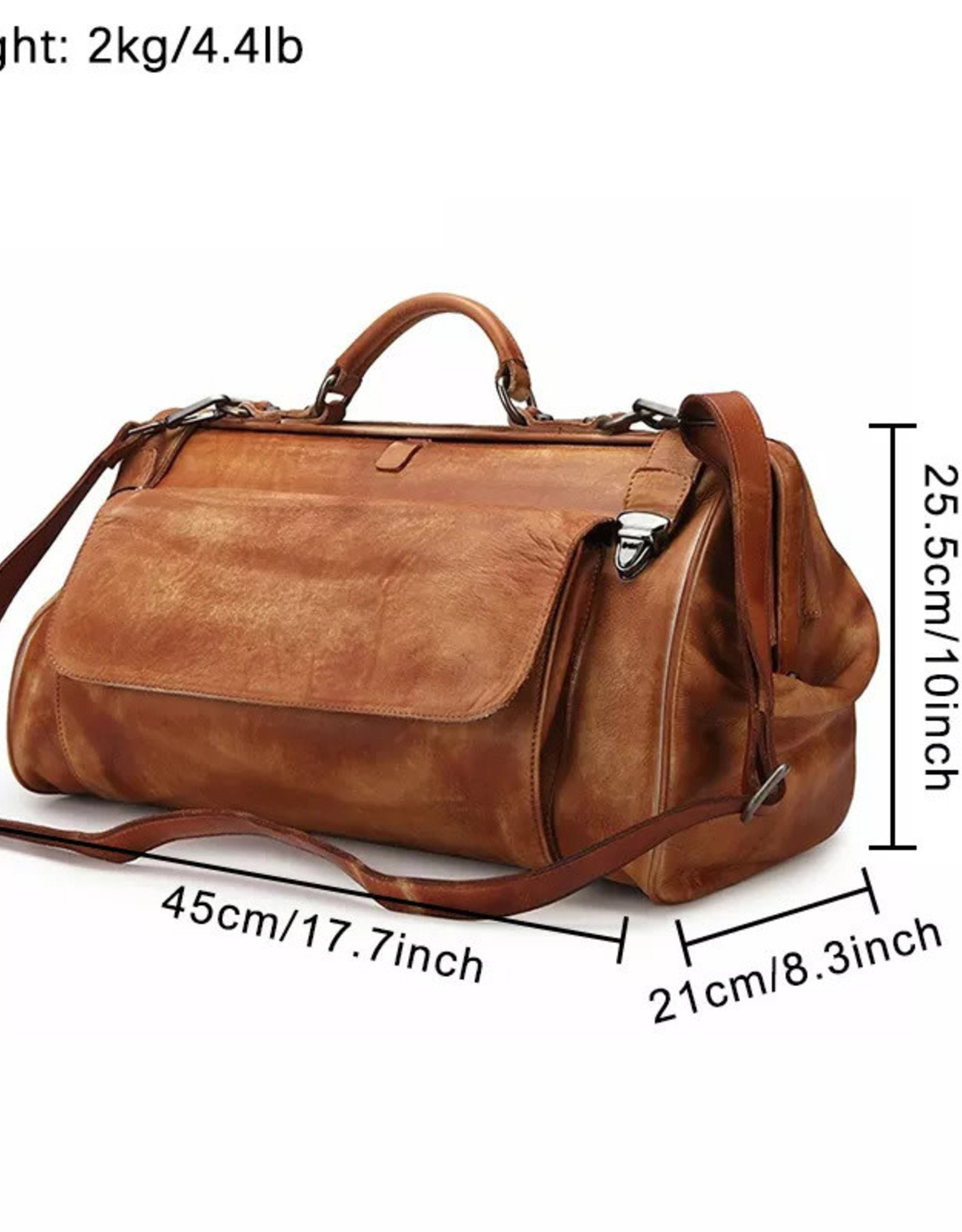 Kingston Travel Luggage Bag Genuine Leather