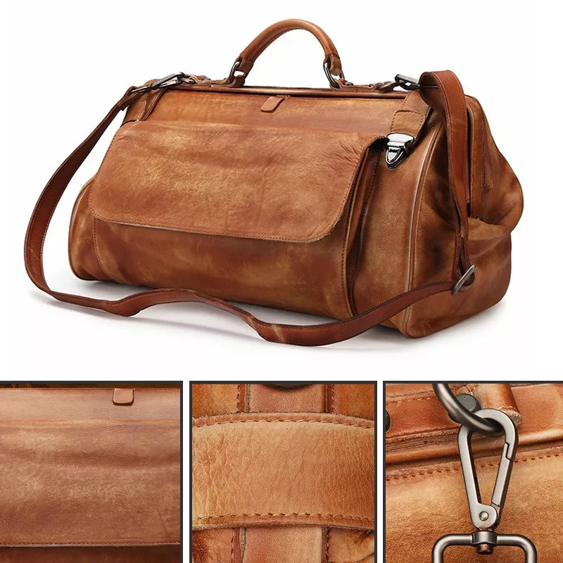 Kingston Travel Luggage Bag Genuine Leather
