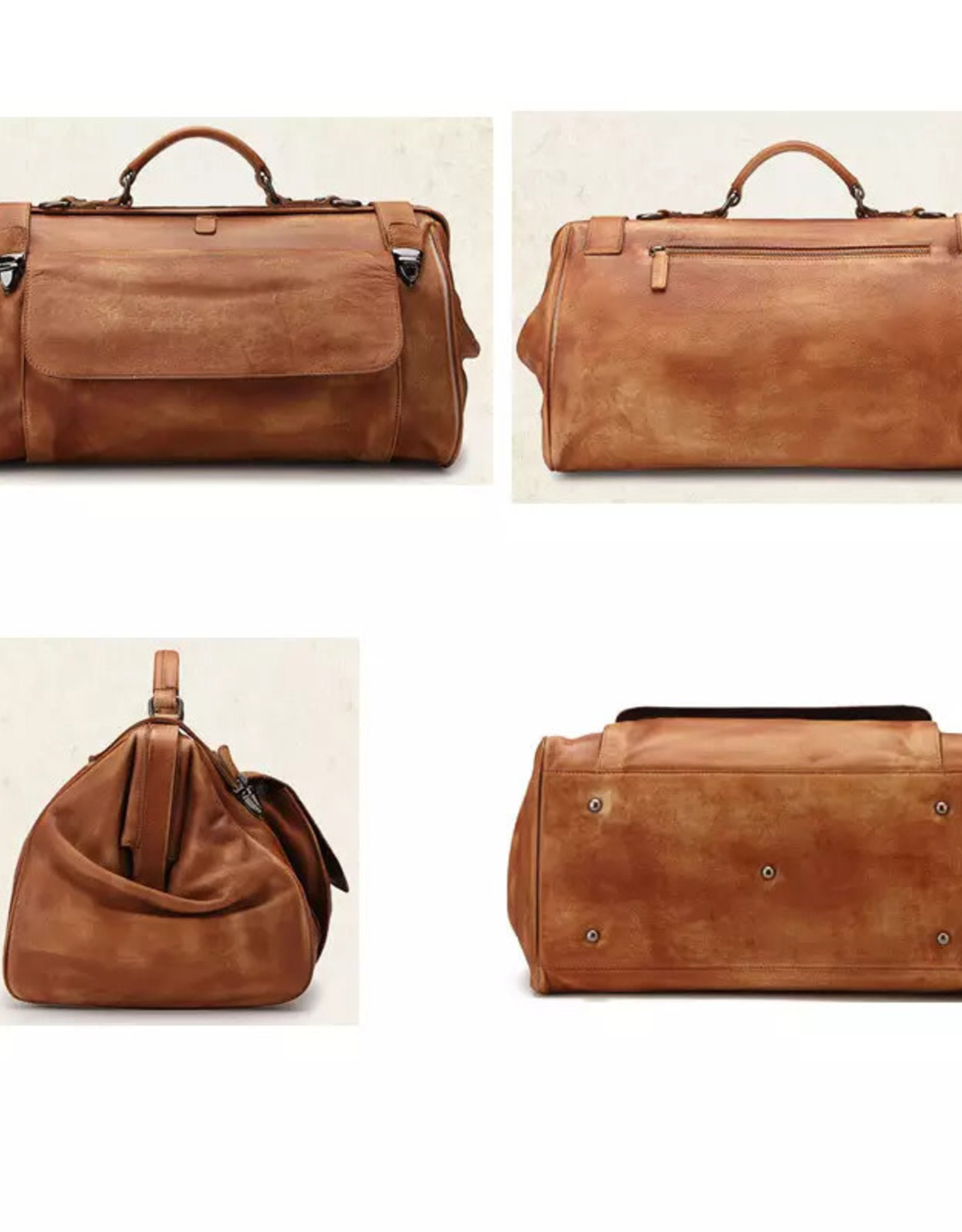 Kingston Travel Luggage Bag Genuine Leather