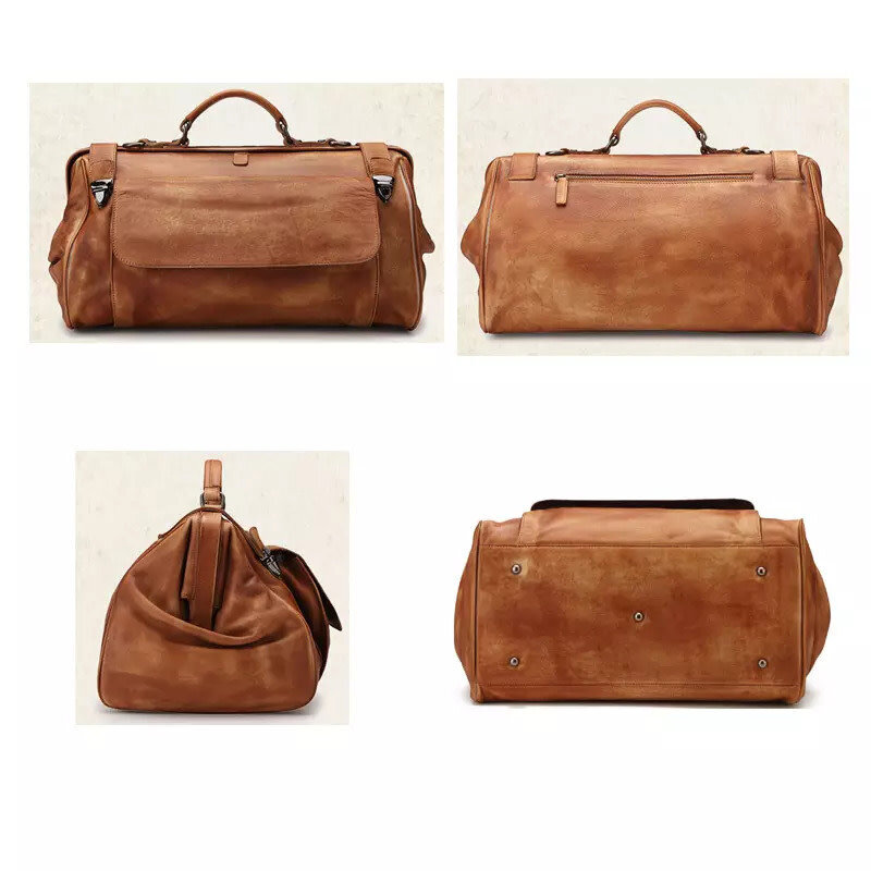 Kingston Travel Luggage Bag Genuine Leather