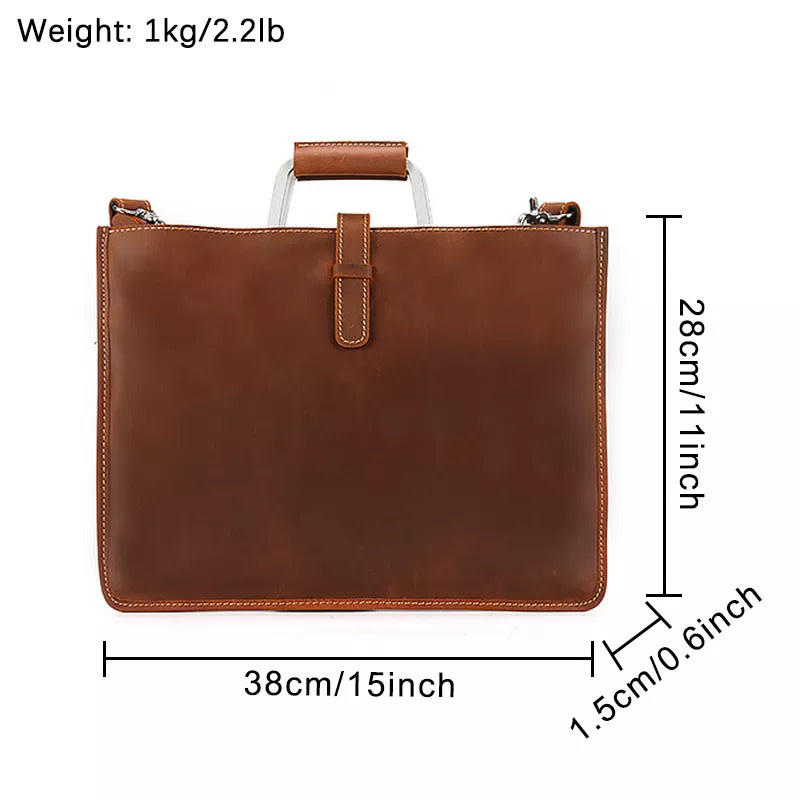 Jason Shoulder Strap Bag Genuine Leather