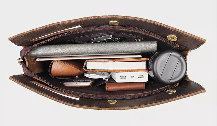 Giovanni Shoulder Strap Bag Genuine Leather