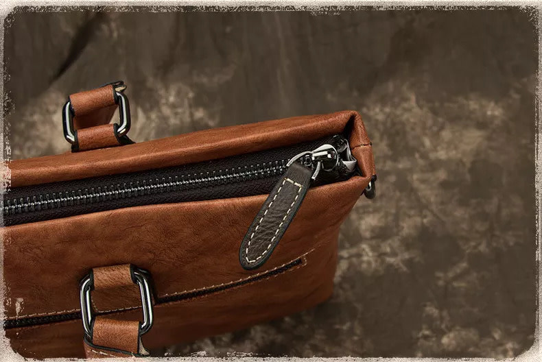 Vincent Shoulder Strap Bag Genuine Leather