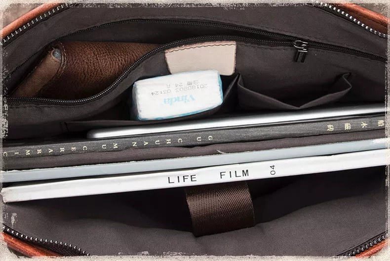 Vincent Shoulder Strap Bag Genuine Leather