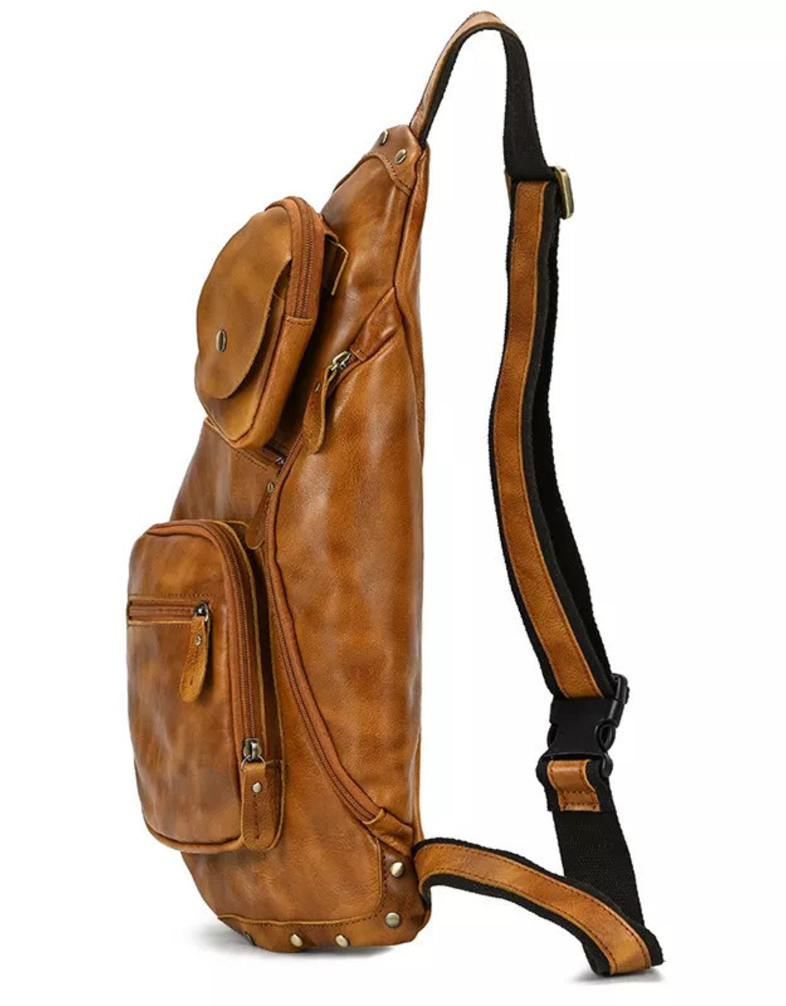 Myles Chest Strap Bag Genuine Leather