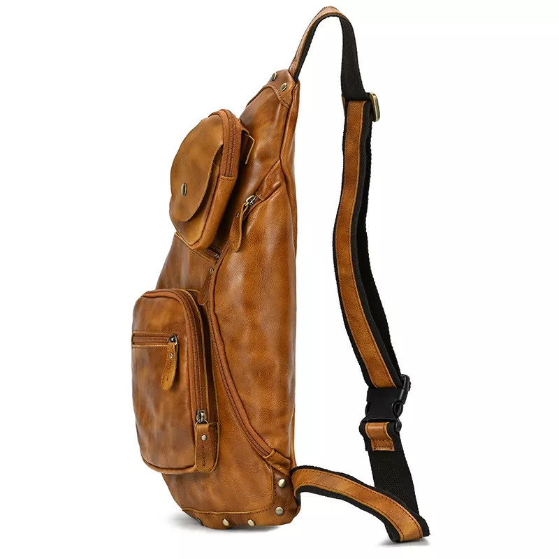 Myles Chest Strap Bag Genuine Leather