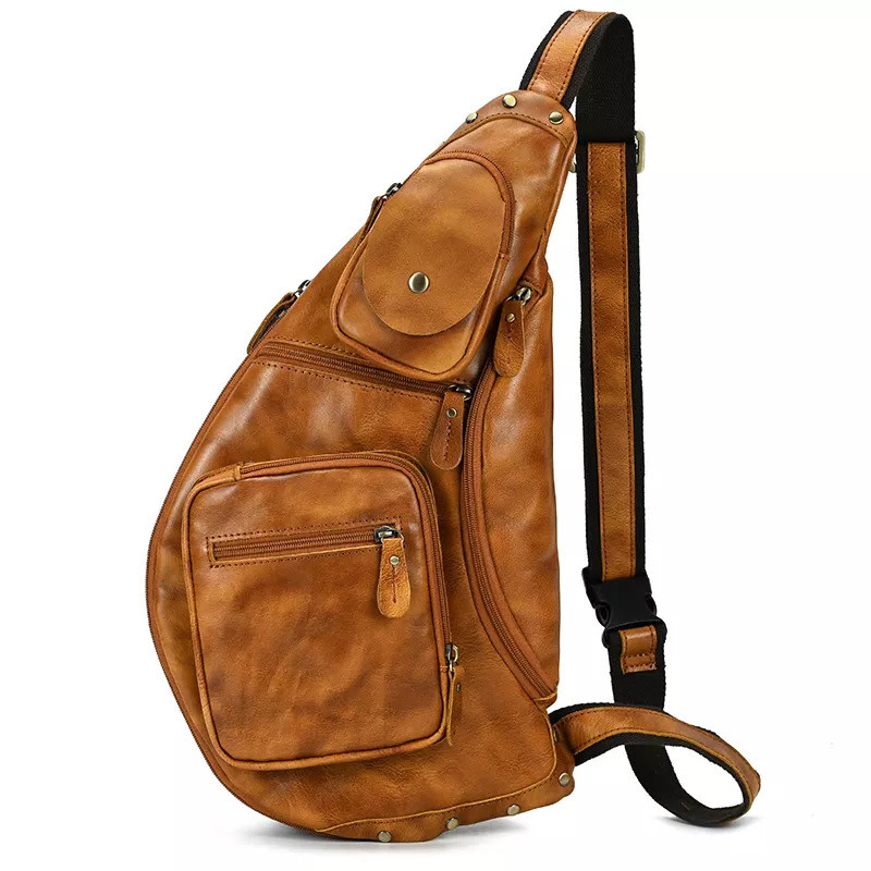 Myles Chest Strap Bag Genuine Leather