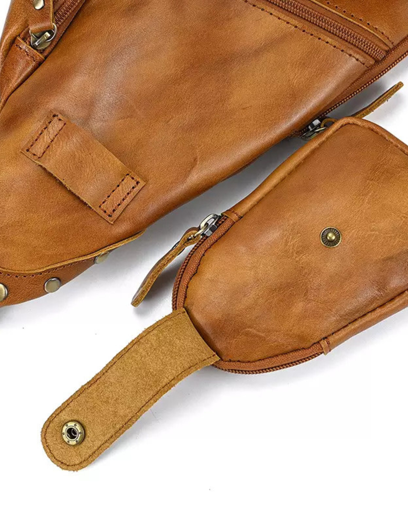 Myles Chest Strap Bag Genuine Leather