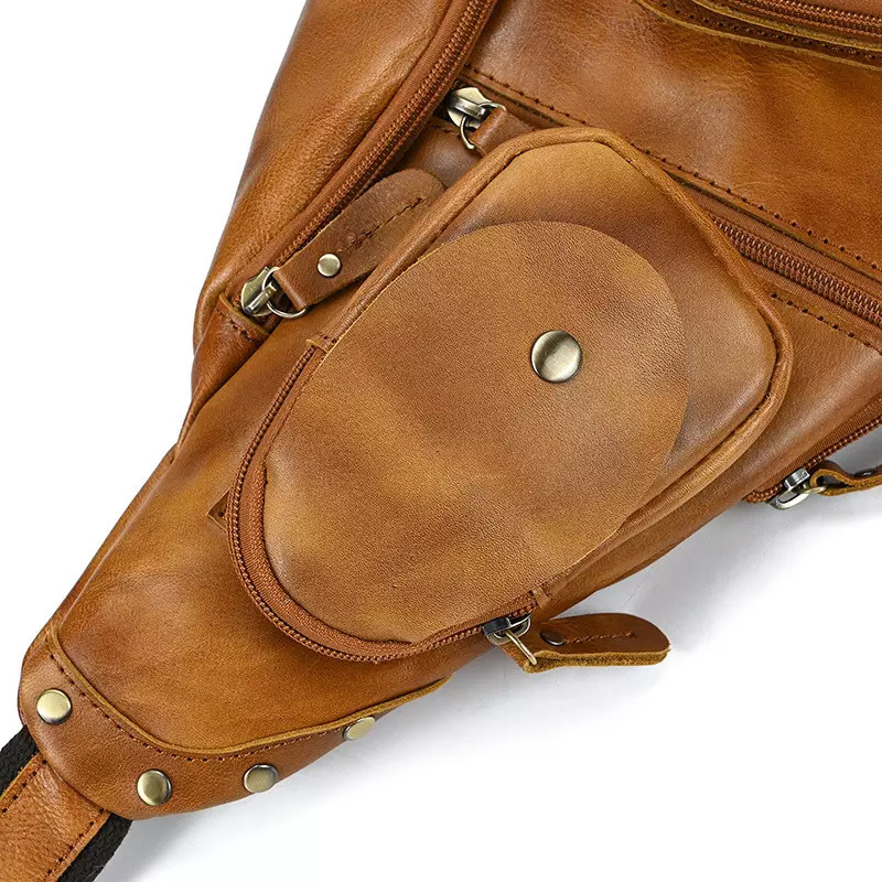 Myles Chest Strap Bag Genuine Leather