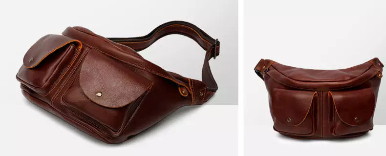 Diego Chest Strap Bag Genuine Leather