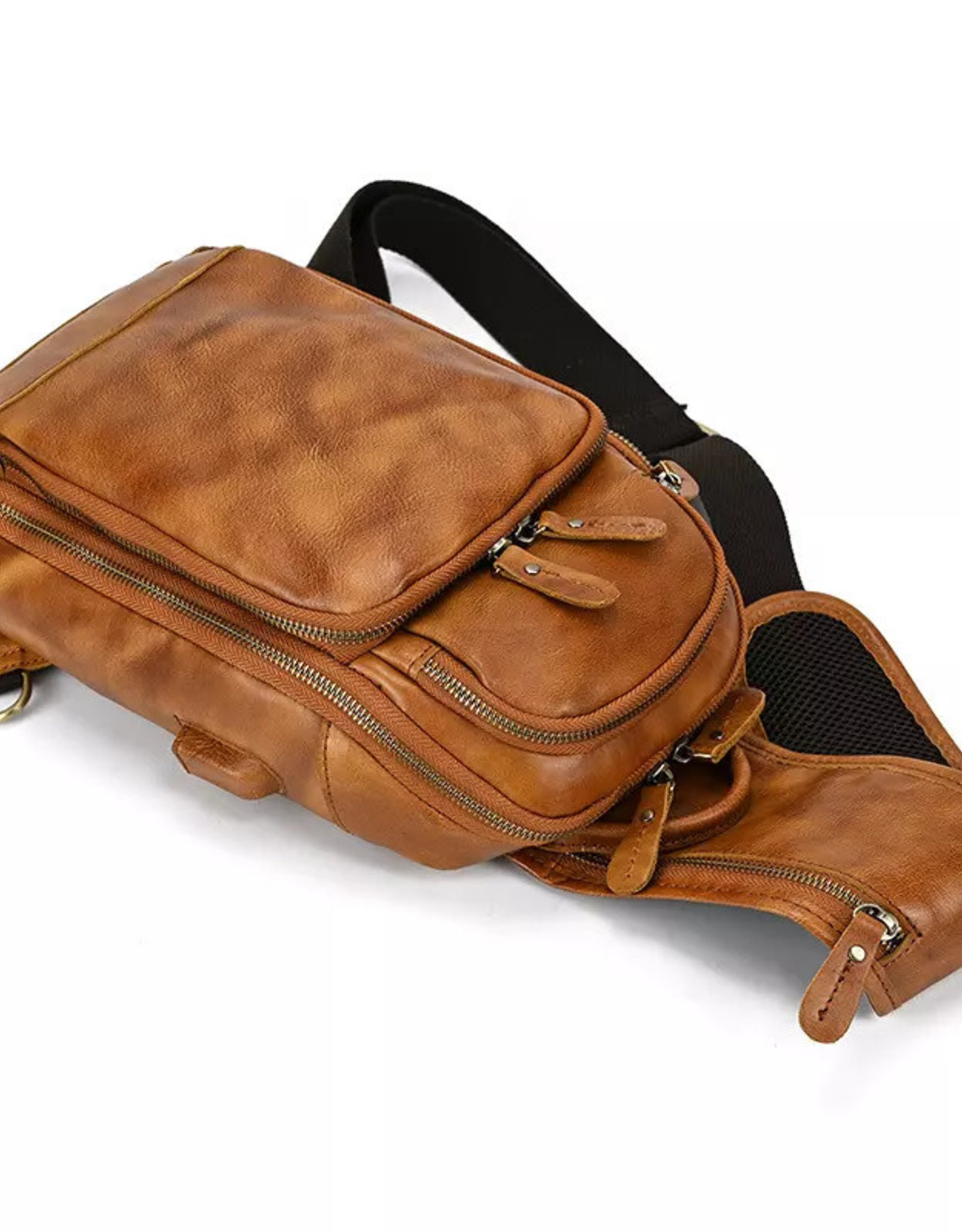 Jonah Chest Bag Genuine Leather