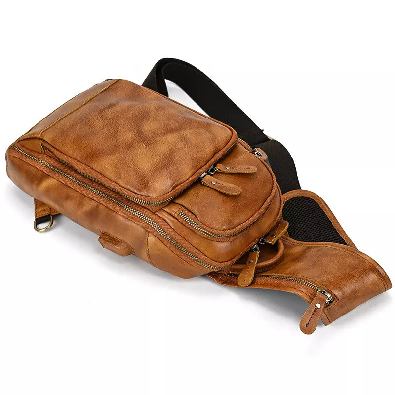 Jonah Chest Bag Genuine Leather
