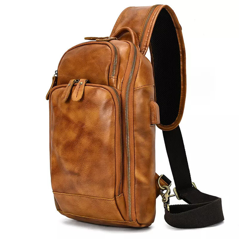 Jonah Chest Bag Genuine Leather