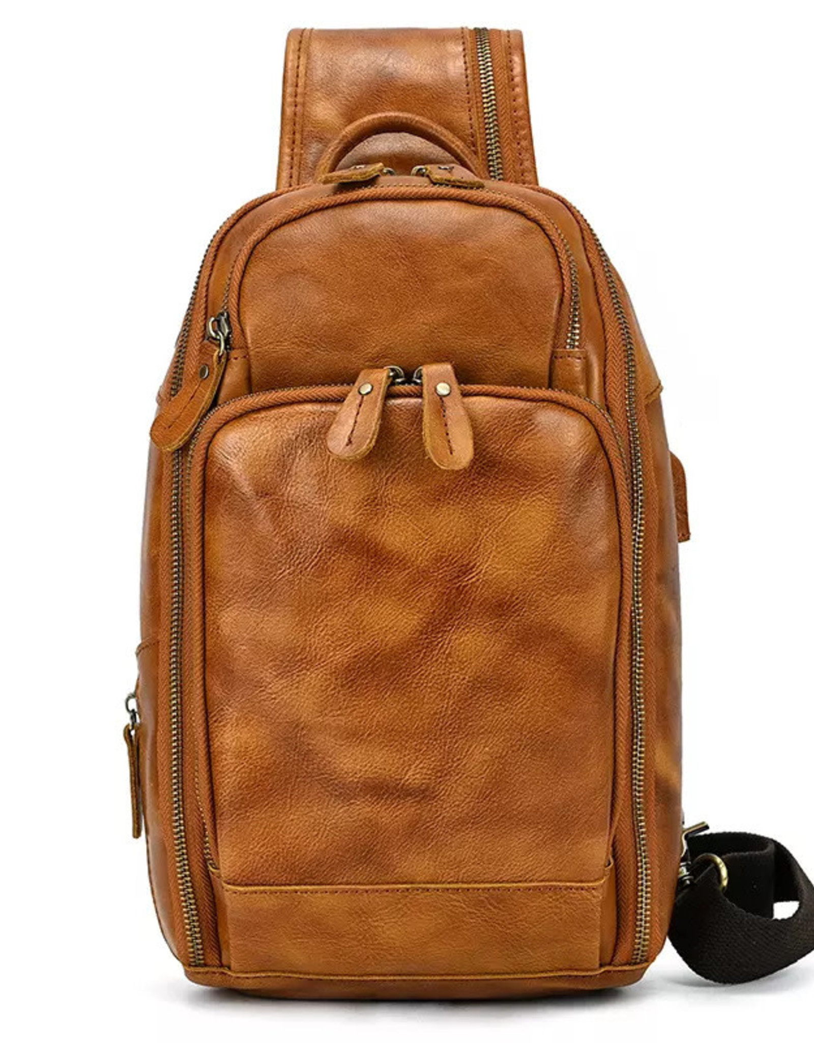 Jonah Chest Bag Genuine Leather