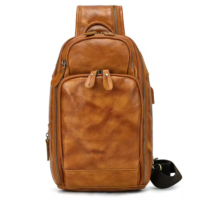 Jonah Chest Bag Genuine Leather