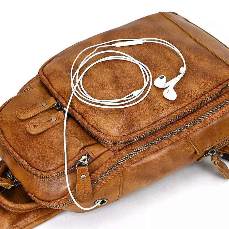 Jonah Chest Bag Genuine Leather