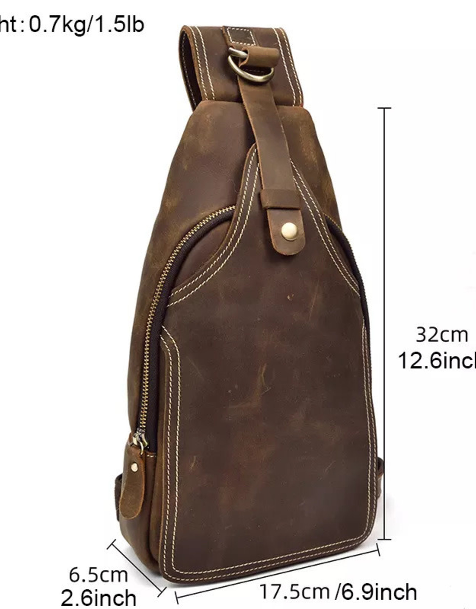 Tyler Chest Bag Genuine Leather