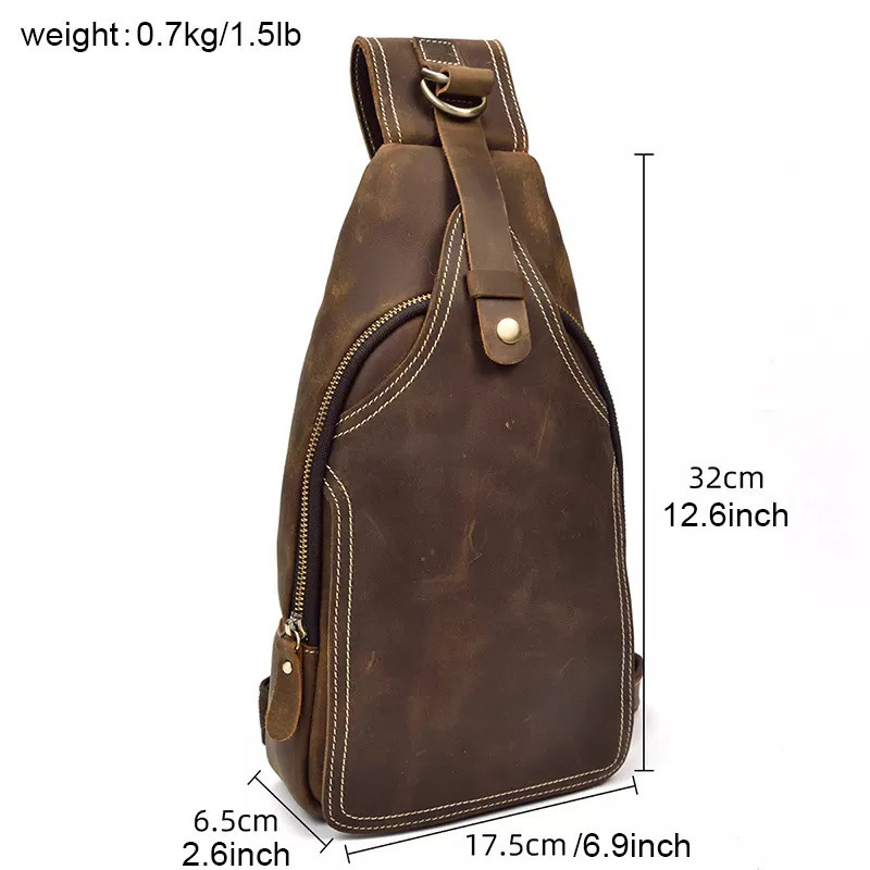 Tyler Chest Bag Genuine Leather