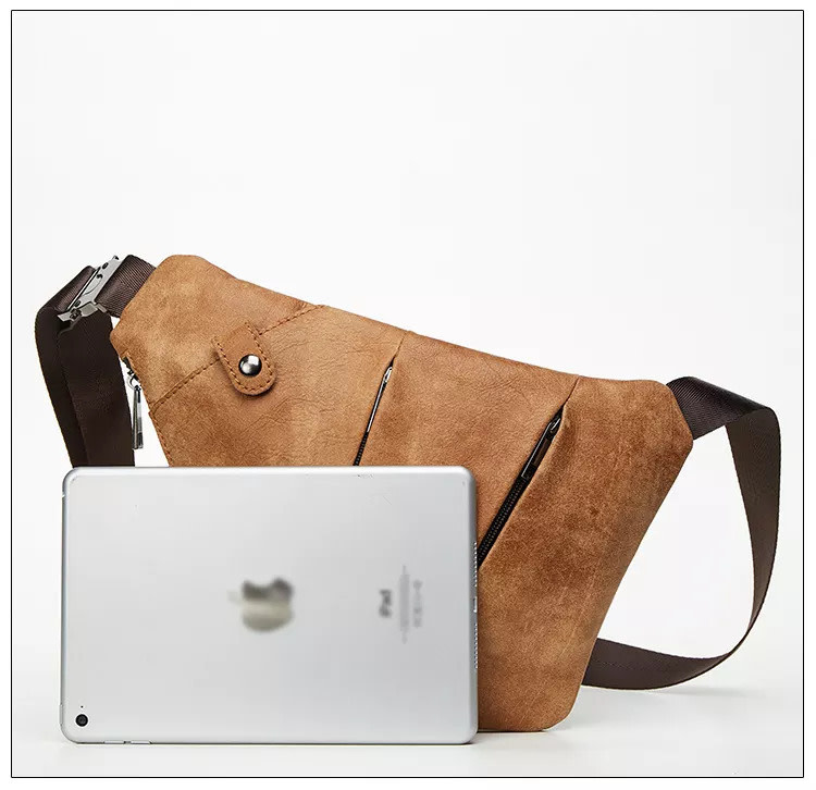 Braxton Chest Strap Bag Genuine Leather