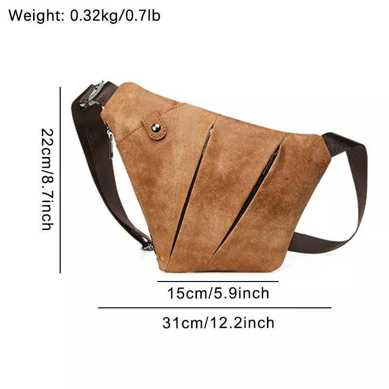 Braxton Chest Strap Bag Genuine Leather