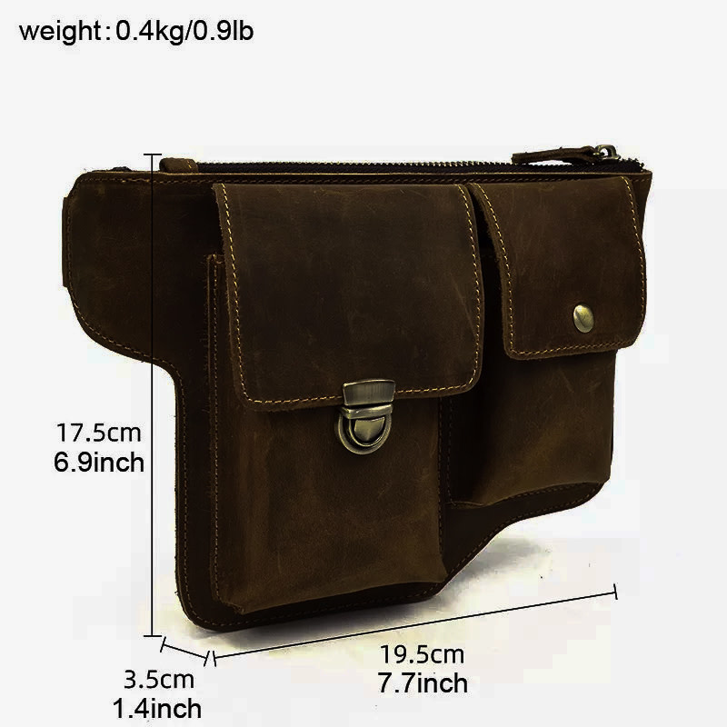 George Waist Bag Genuine Leather