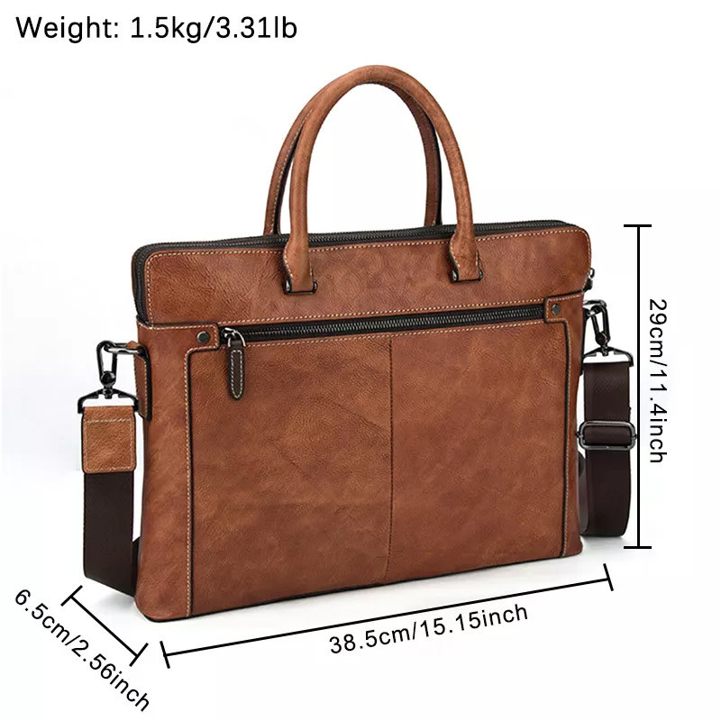 Milo Shoulder Strap Bag Genuine Leather