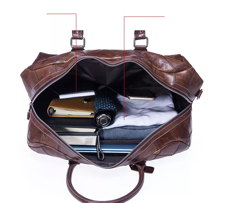 Jasper Travel Luggage Bag Genuine Leather