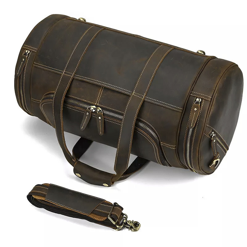 Kaiden Travel Luggage Bag Genuine Leather