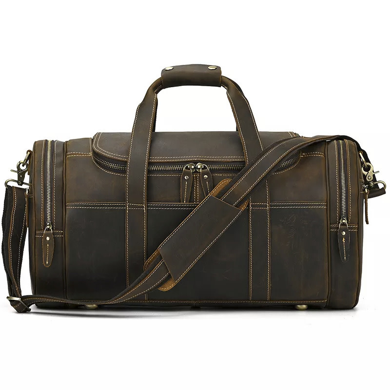 Kaiden Travel Luggage Bag Genuine Leather