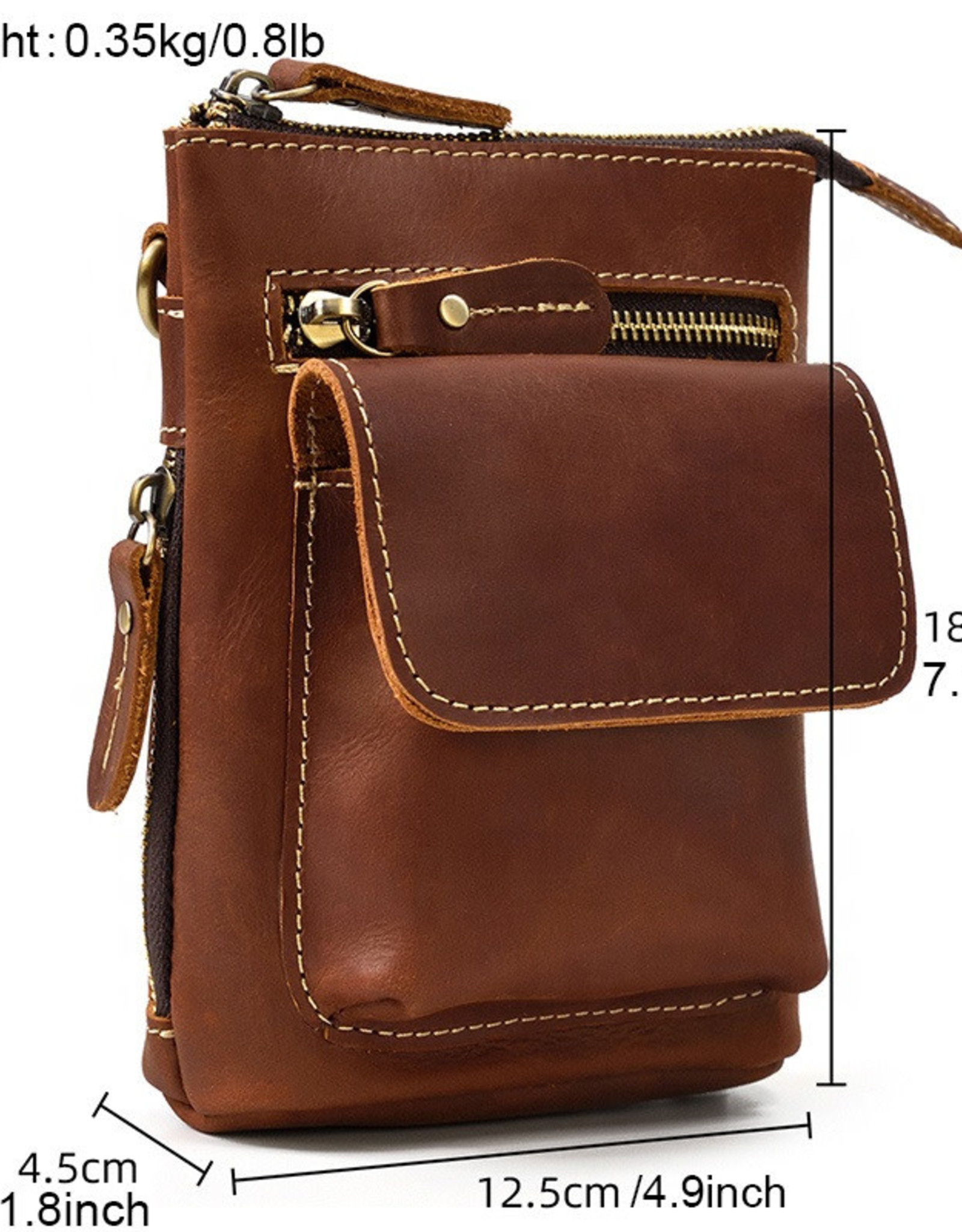 Zion Waist Bag Genuine Leather