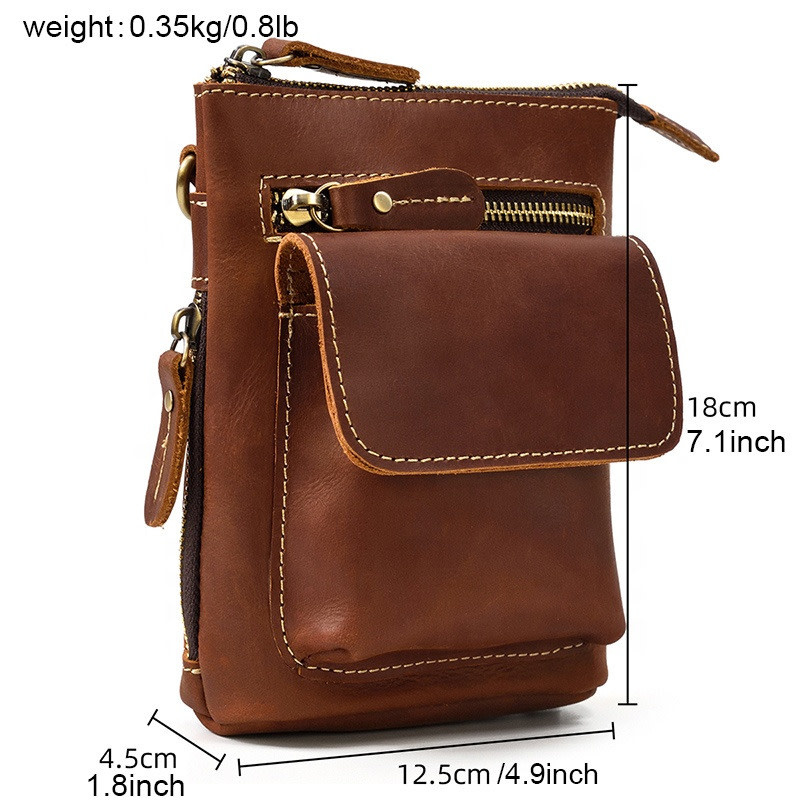 Zion Waist Bag Genuine Leather