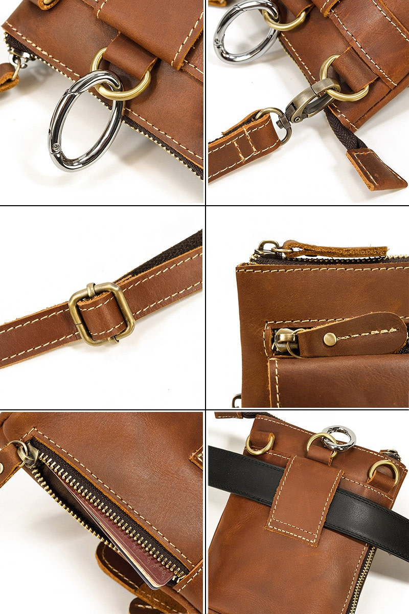 Zion Waist Bag Genuine Leather