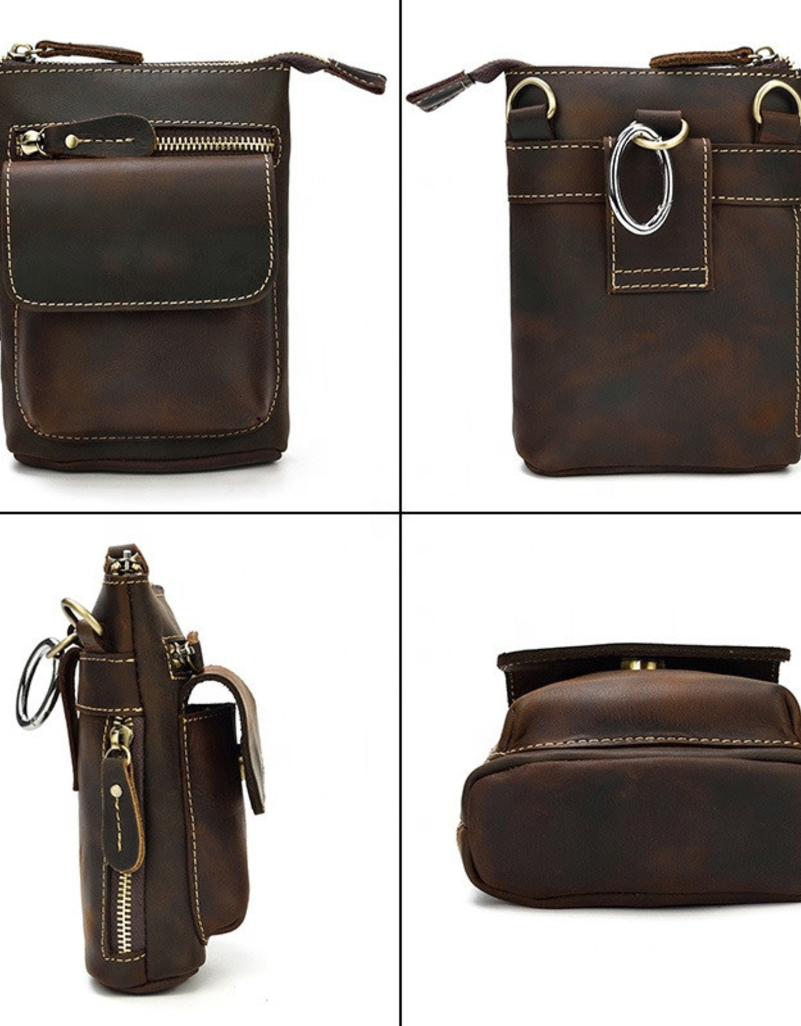 Calvin Waist Bag Genuine Leather