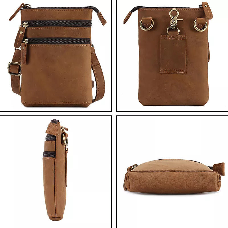 Malachi Shoulder Strap waist Bag Genuine Leather